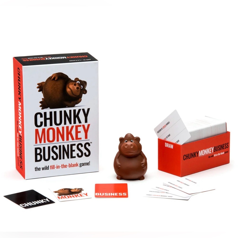 Chunky Monkey Business Card Game - Brown - Picture 7 of 7